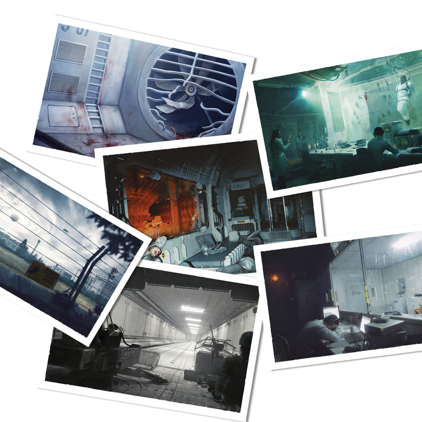 SCP-001 Set of Four Postcards