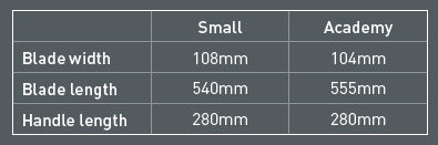 GM Sizing Guides - Cricket