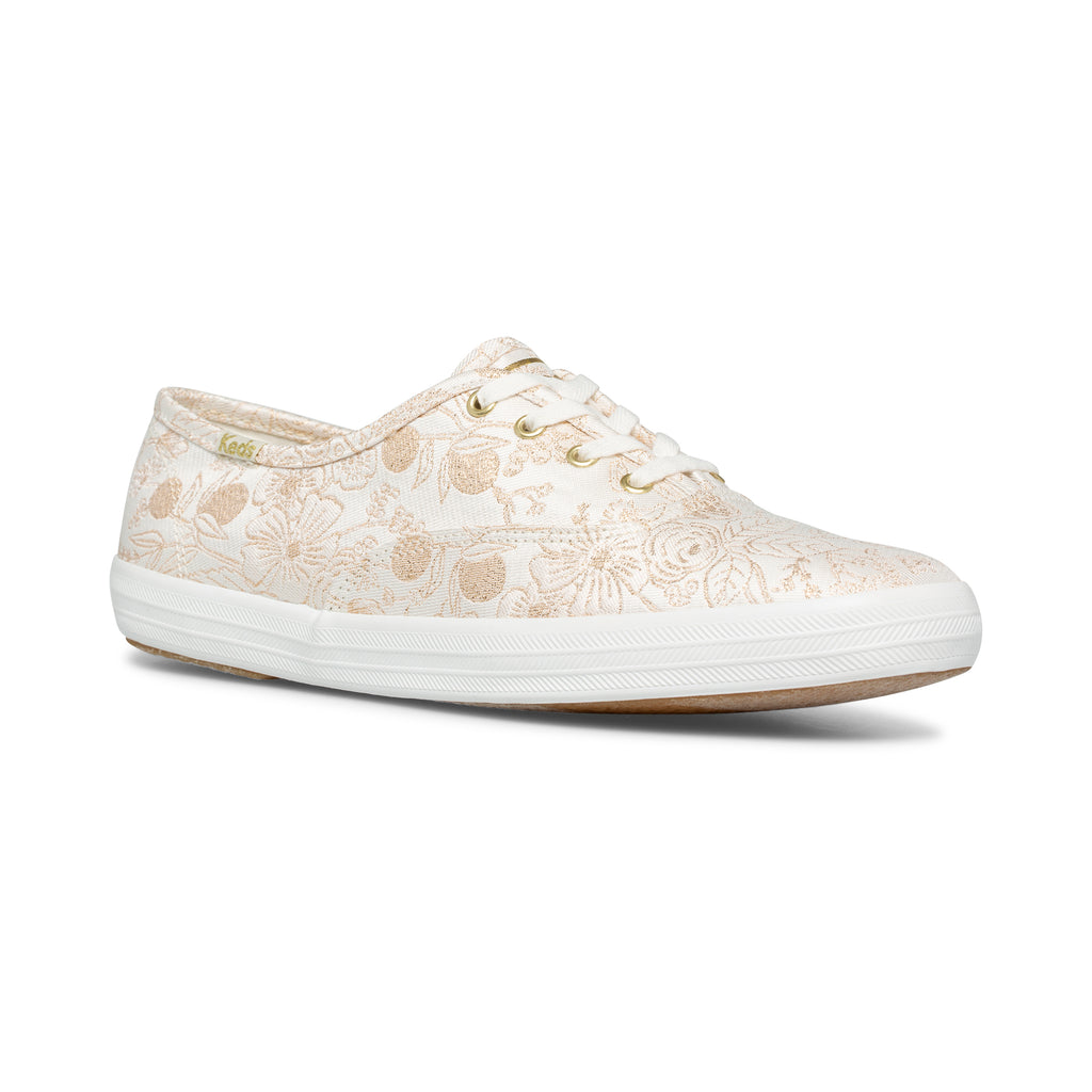 Keds x Rifle Paper Co. Women's Champion Aviary White/Blue (WF66621