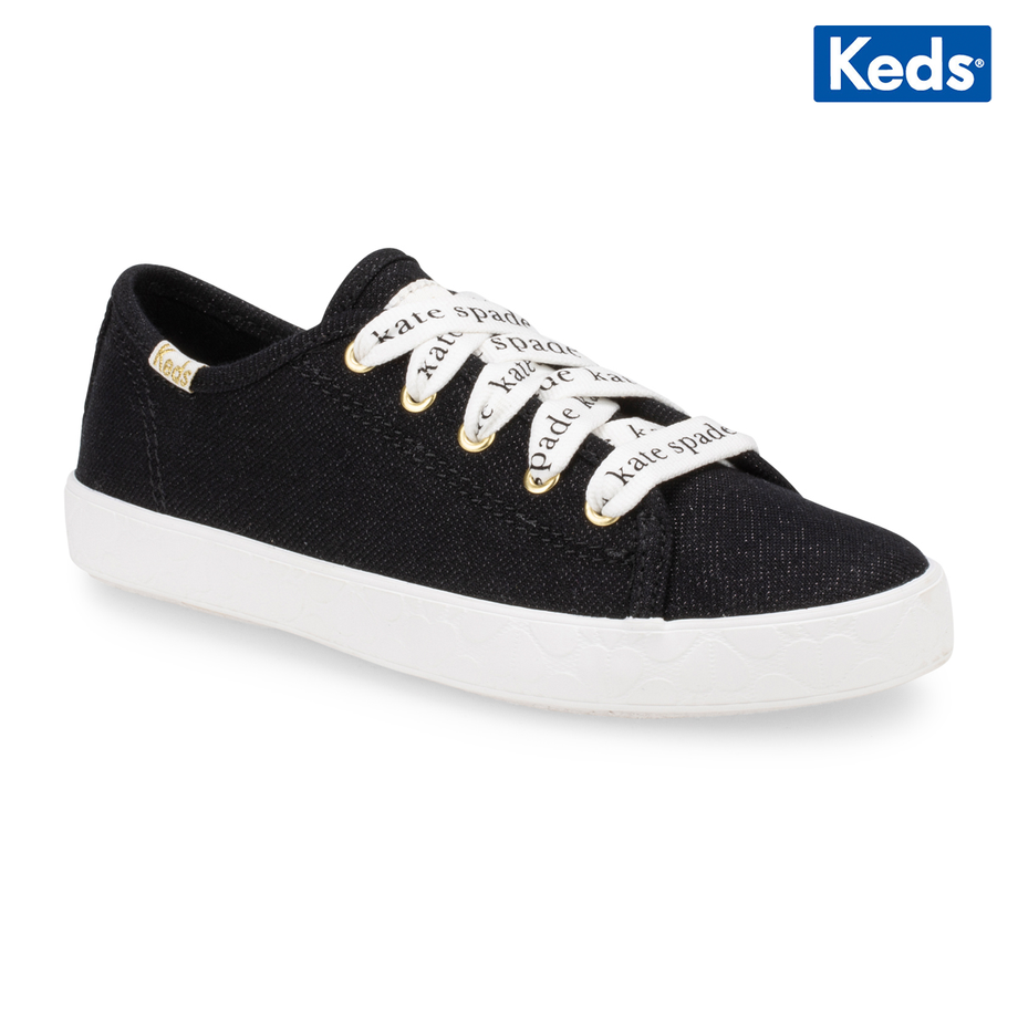 Keds x kate spade new york Kid's Kickstart Black | KK164051 – Keds  Philippines