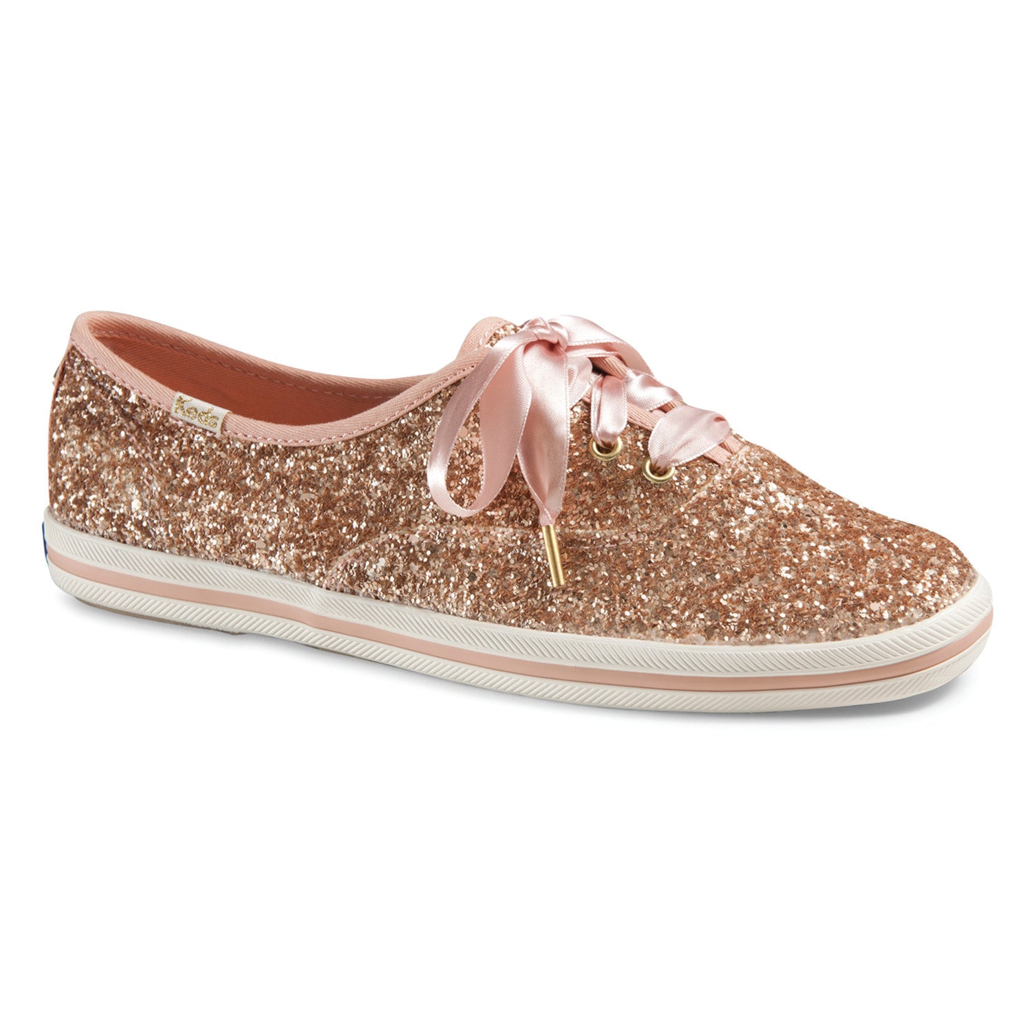 Women's Champion Kate Spade Glitter Rose Gold WF52991 – Keds Philippines