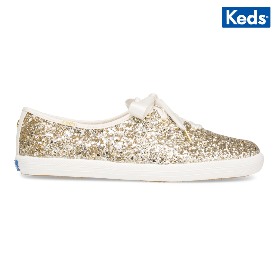 Women's Champion Katespade Glitter Platinum Silver WF57125 – Keds  Philippines