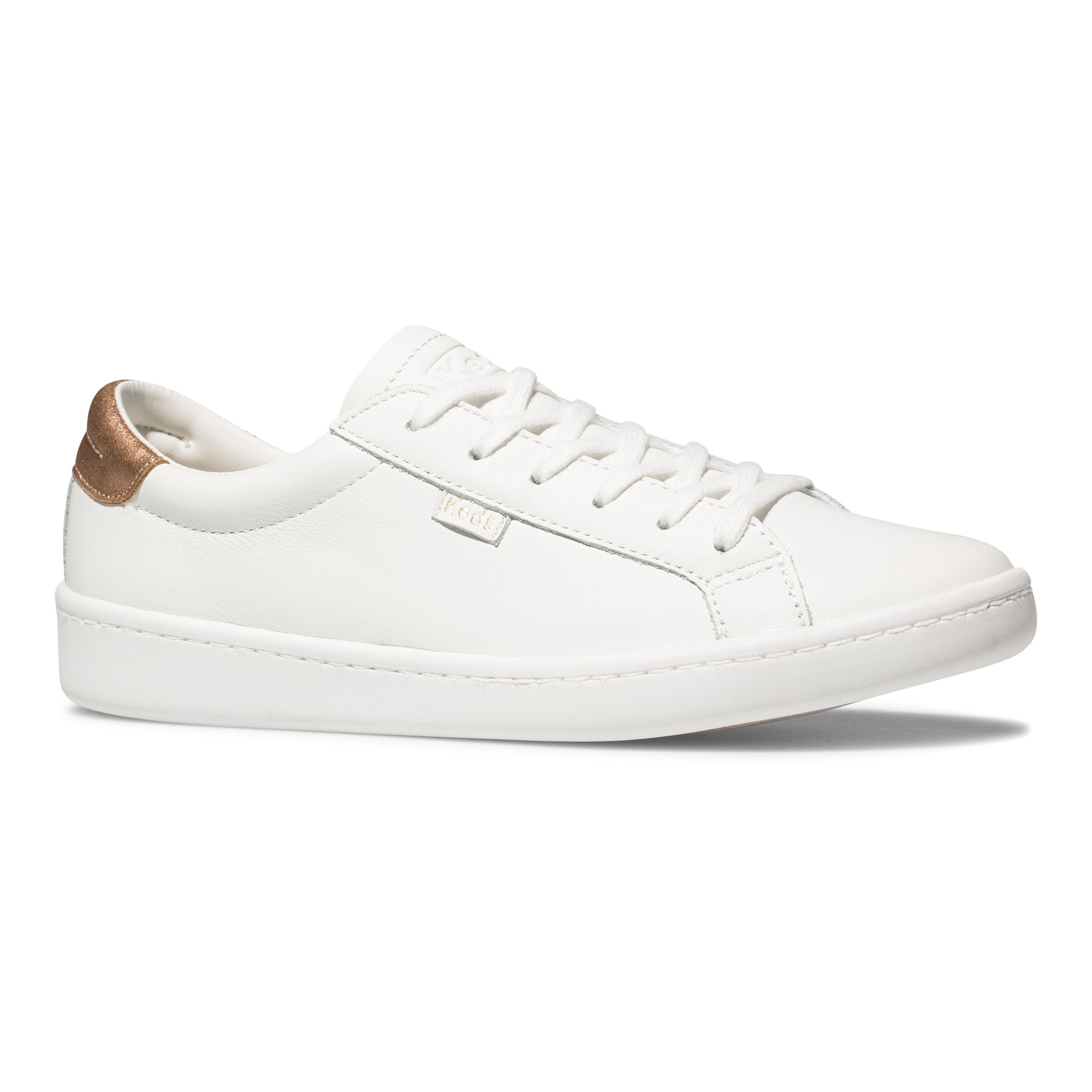 keds ace leather rose gold