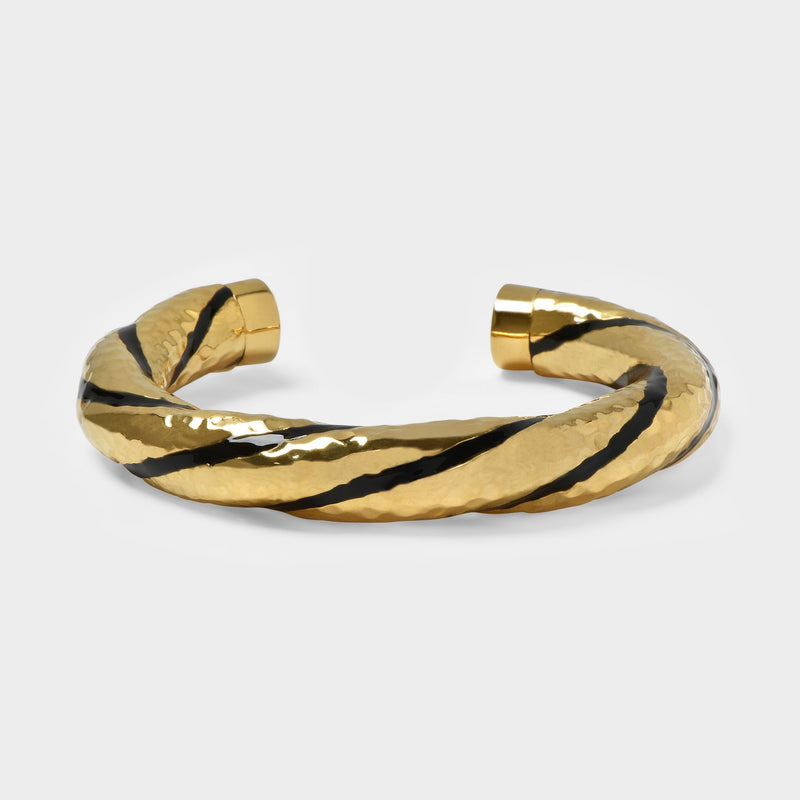 Bracelet Diana XL aus goldfarbenem Metall