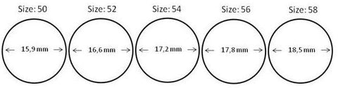 rings diameters