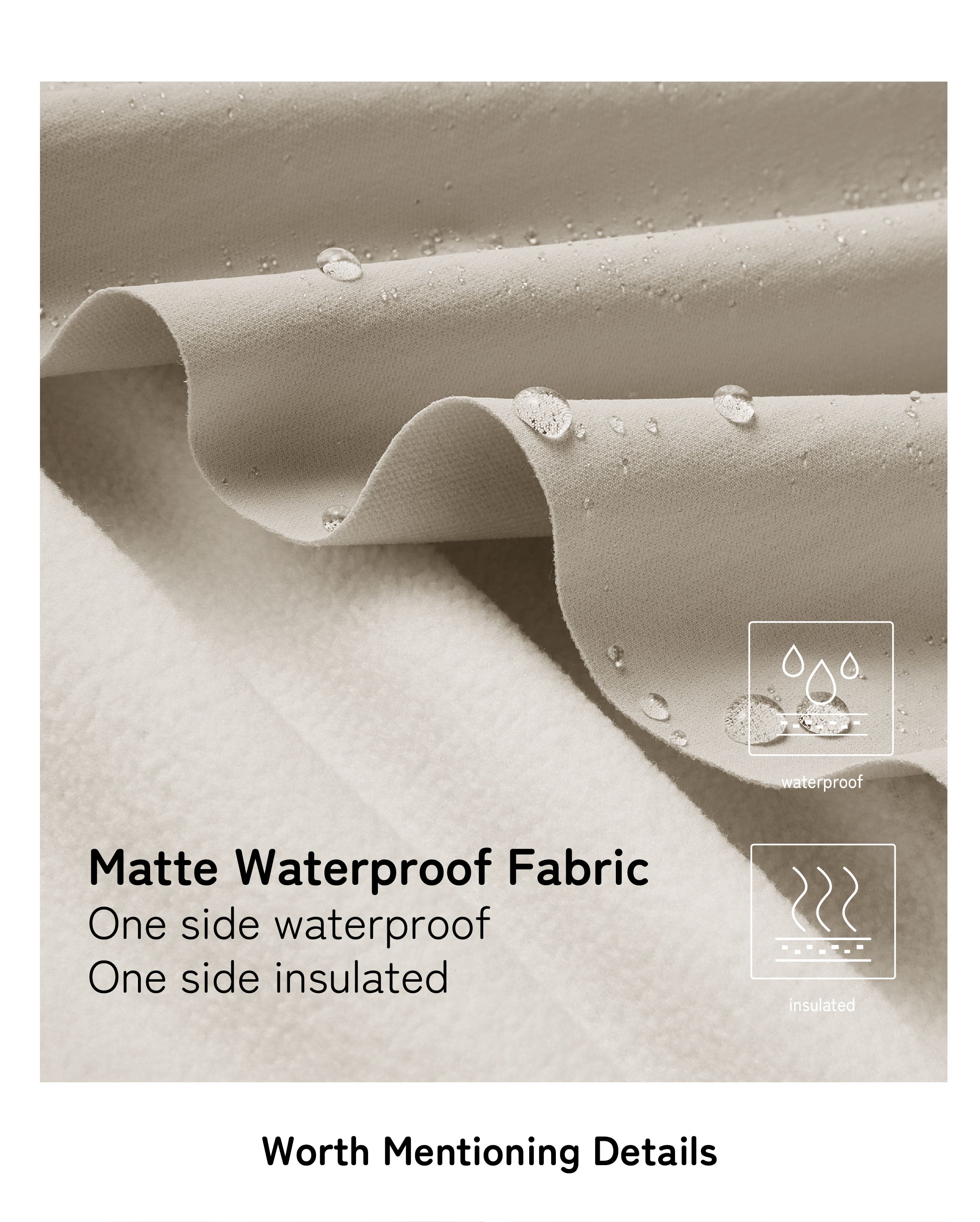 Ogl Water-Proof Fleece-Lined Elastic Waist Pant – OGLmove