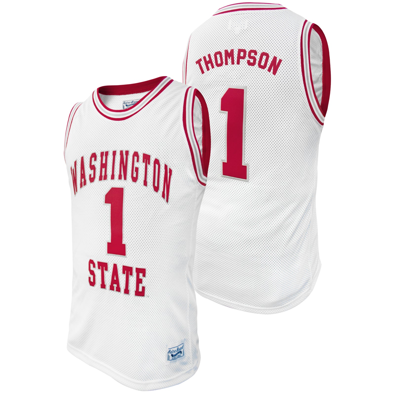 Washington State Klay Thompson Throwback Jersey Original Retro Brand