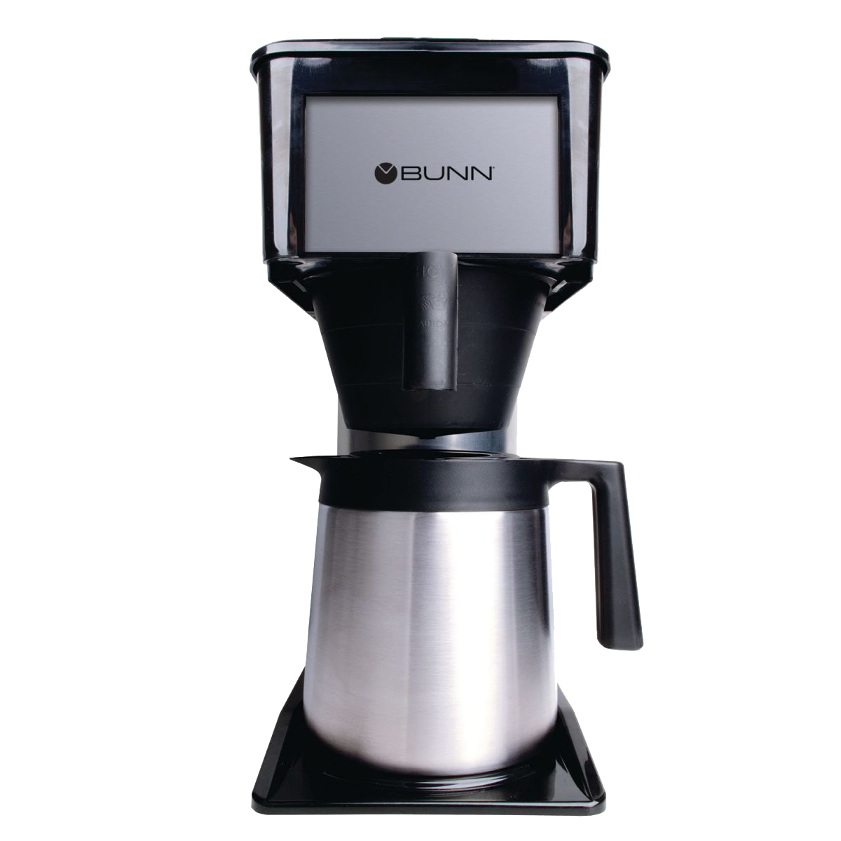 BUNN Heat N Brew Programmable Coffee Maker, 10 cup, Stainless Steel