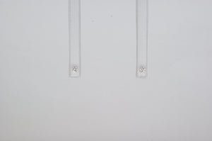 14k White Gold Diamond Earrings Available at The Vault Fine Jewellery 
