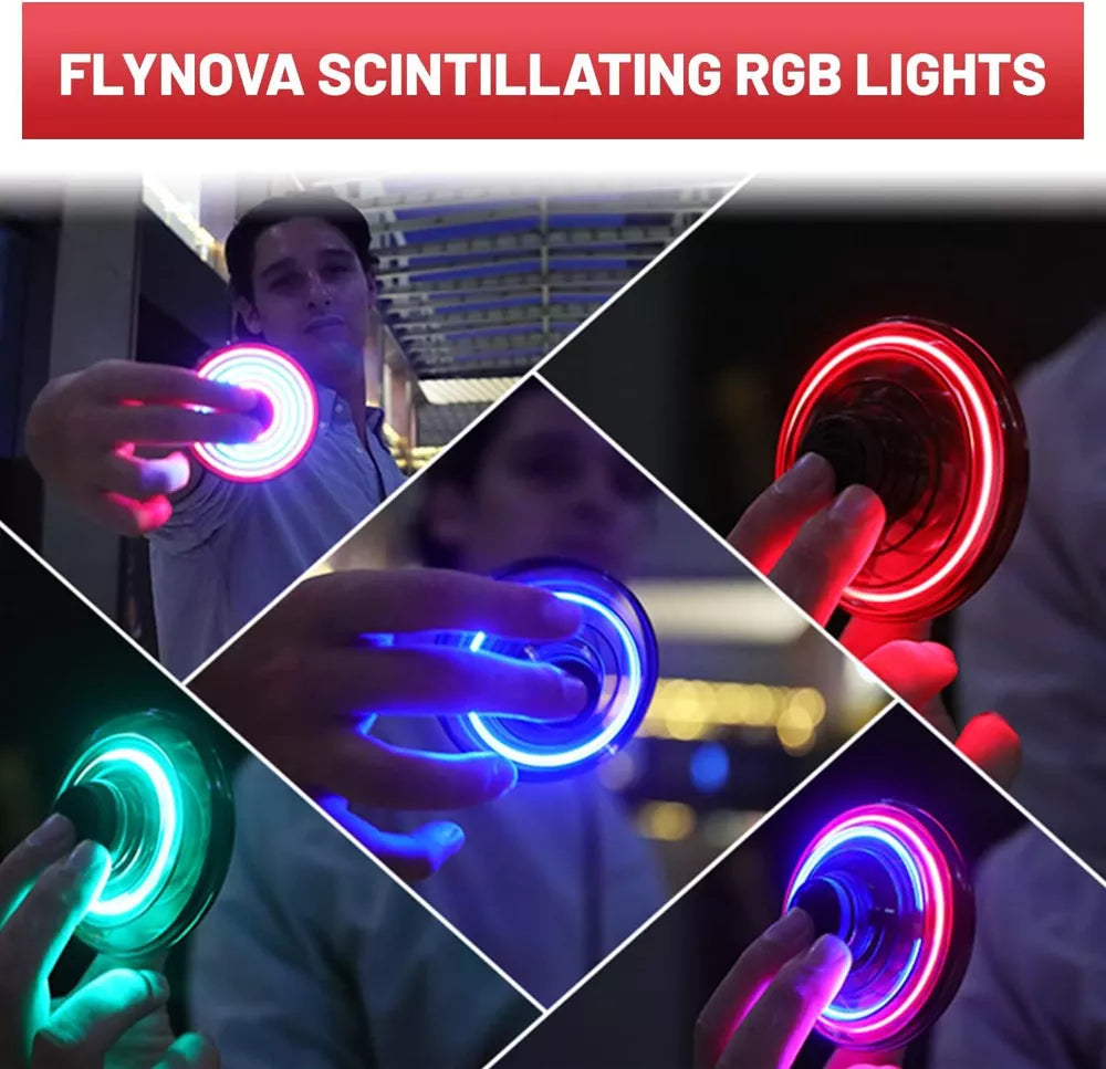 Flying Spinner Mini Drone in action