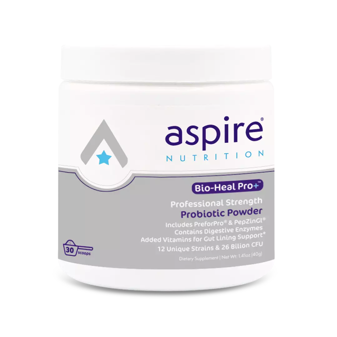 Bio-Heal Pro+ 6-in-1 Probiotic Powder (Professional Strength) - Aspire Nutrition product image