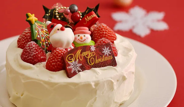 Japanese Christmas Strawberry Shortcake in Japan