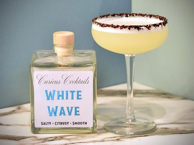 Hidden Curiosities Gin White Wave White Lady Gin Cocktail