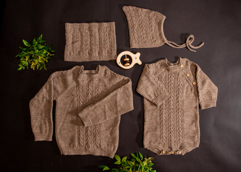 alpaca wool outfits sweater and romper