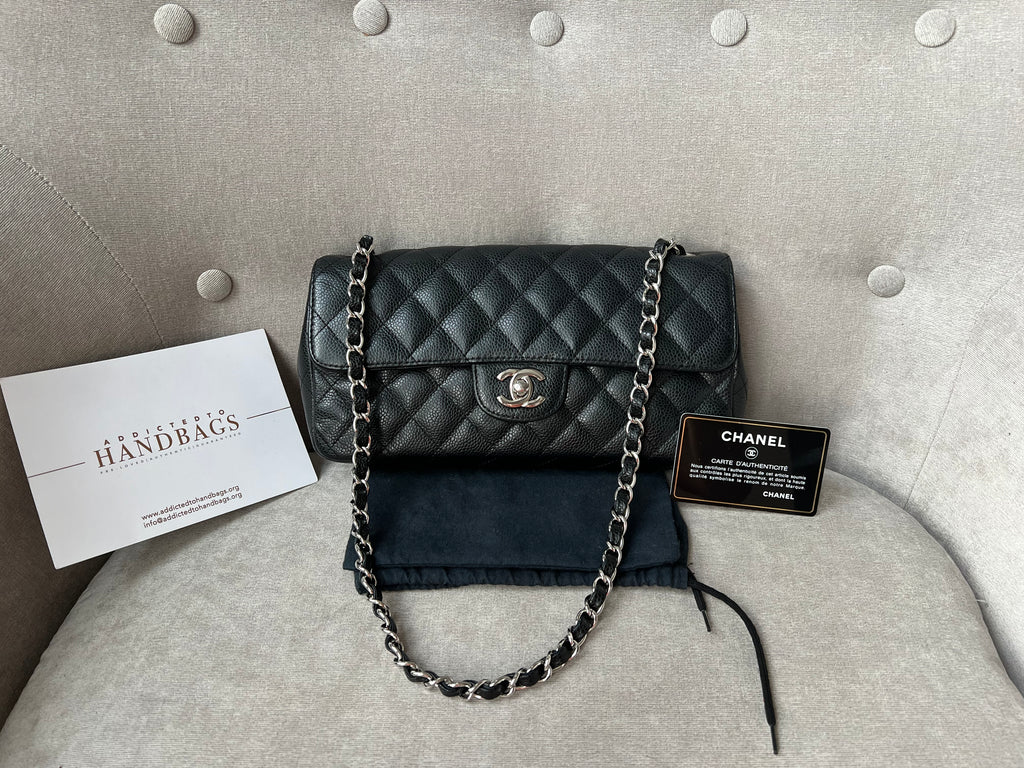 Chanel East West Flap in Light Beige Lambskin Silver Hardware – Addicted to  Handbags