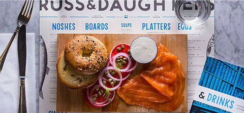 Bagels and smoked salmon