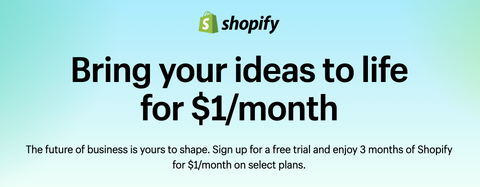 Shopify, Shopify free trial, E-comm for small businesses