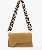 Leopard handbag strap