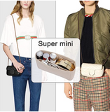 Gucci super mini handbag organizer