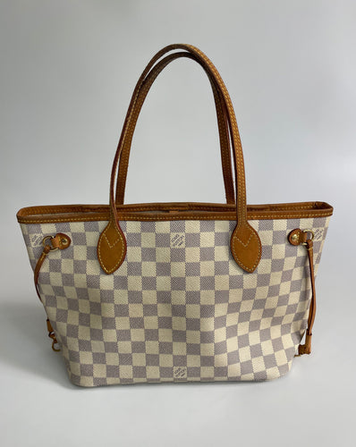 Louis Vuitton Small Damier Ebene Neverfull Pochette PM Wristlet Pouch  Leather ref.575106 - Joli Closet