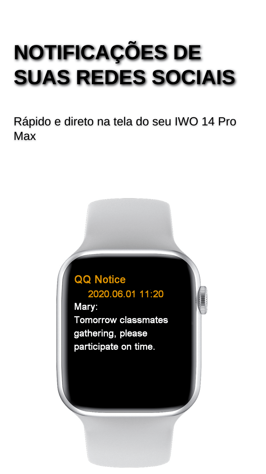 Smartwatch IWO 14 Pro Max Série 7