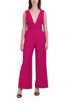 Sleeveless Crepe Back Zipper Jumpsuit