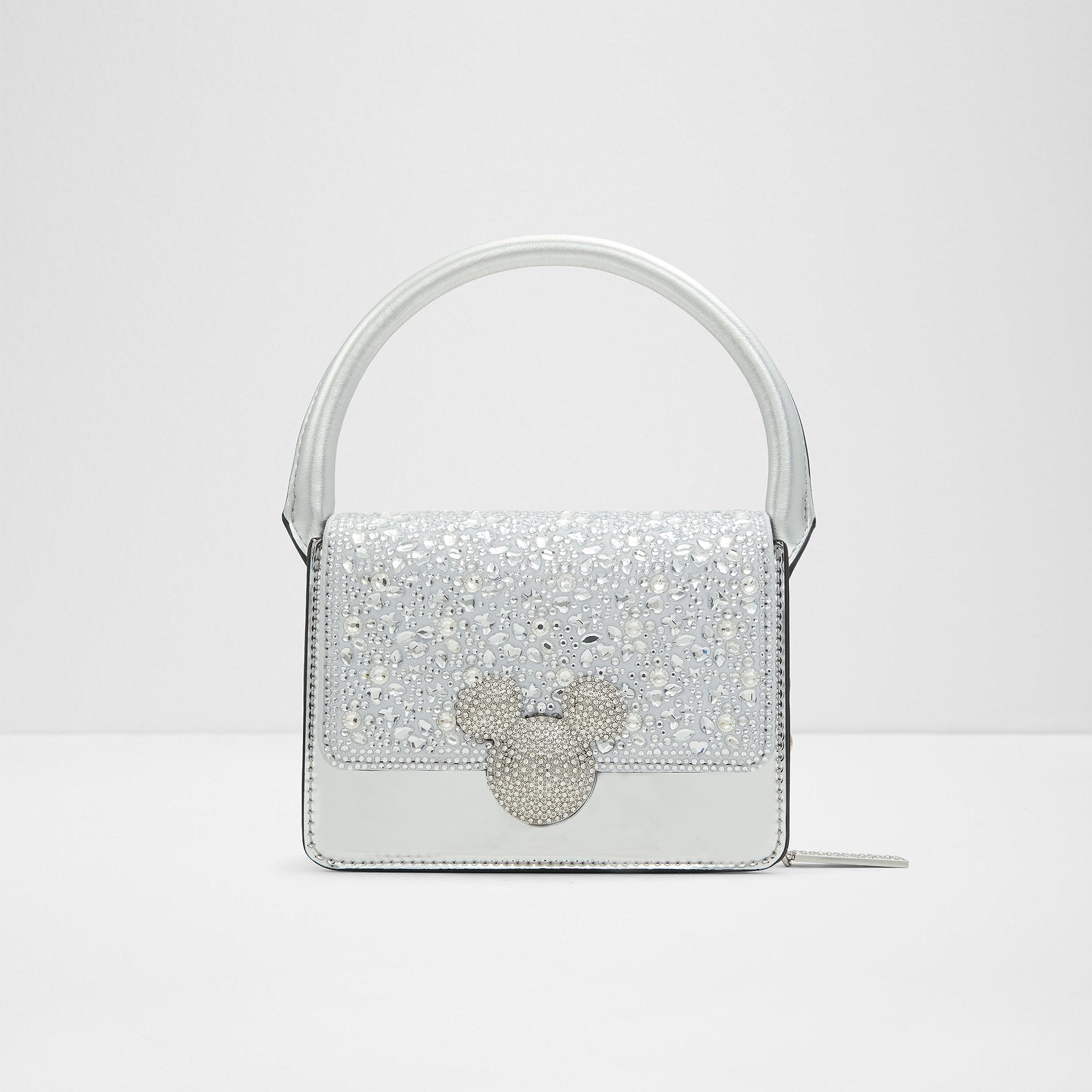 Aldo Disney Women’s Top Handle Bag Disney x ALDO Platinum Handbag (Light Silver)