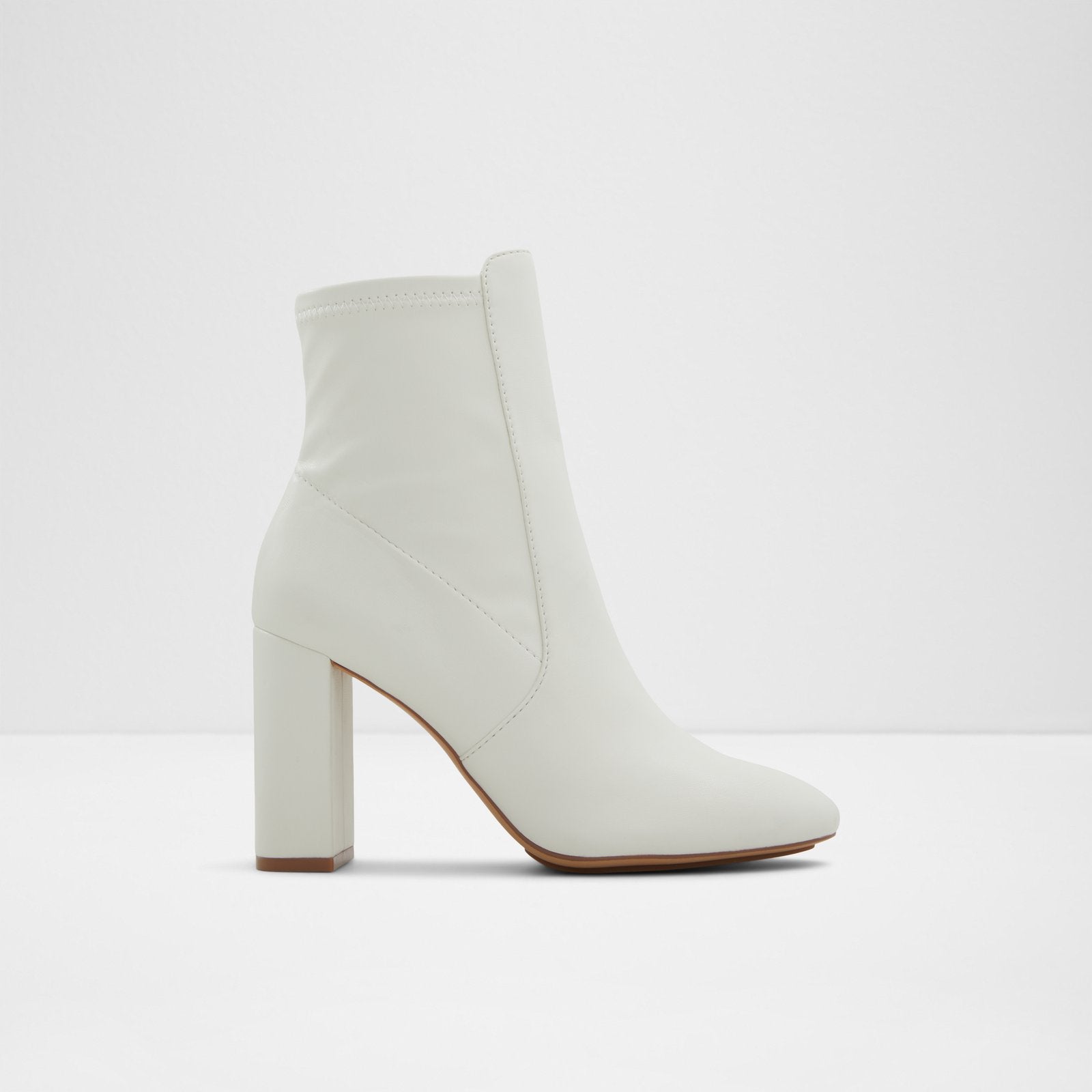 Aldo Women’s Pillow Walk Comfortable Heeled Boots Laurella (White-Bone)