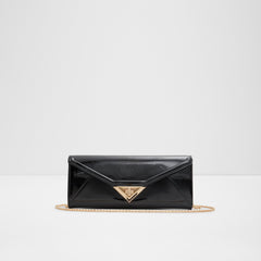 Black clutch bag