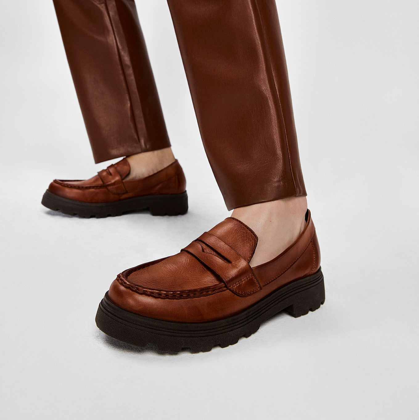 Aldo Women's Loafer Biglect (Brown) – ALDO Shoes UK