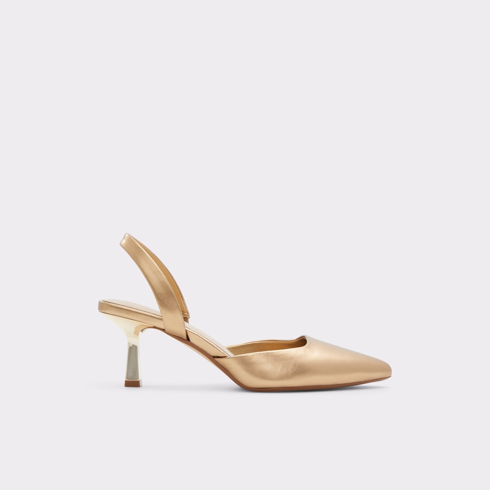Aldo Women’s Pillow Walk Comfortable Heeled Shoes Basanti (Gold)