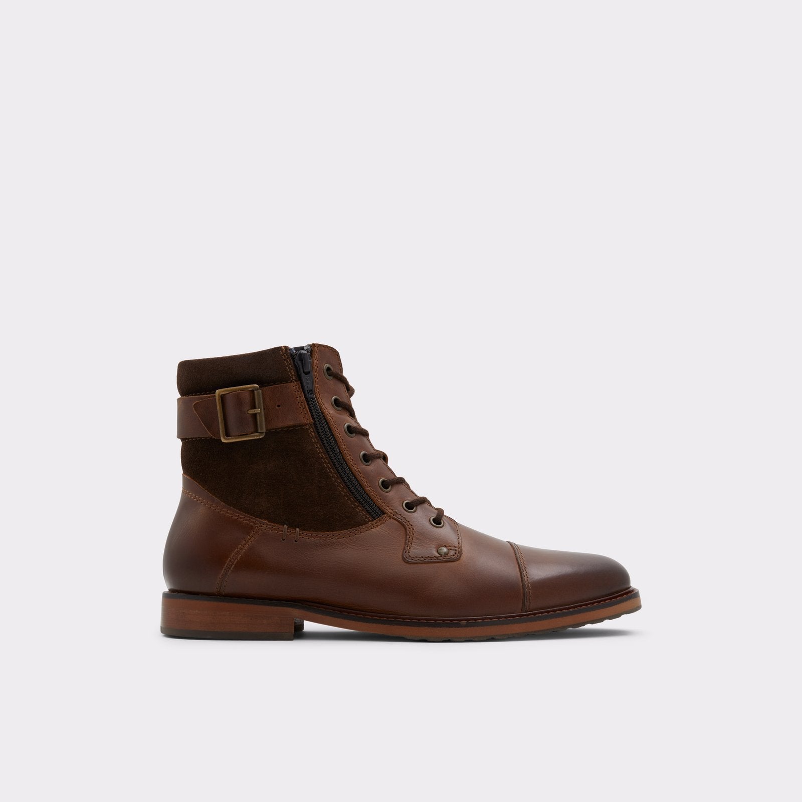 Aldo Men’s Lace Up Boots Constantine (Dark Brown)