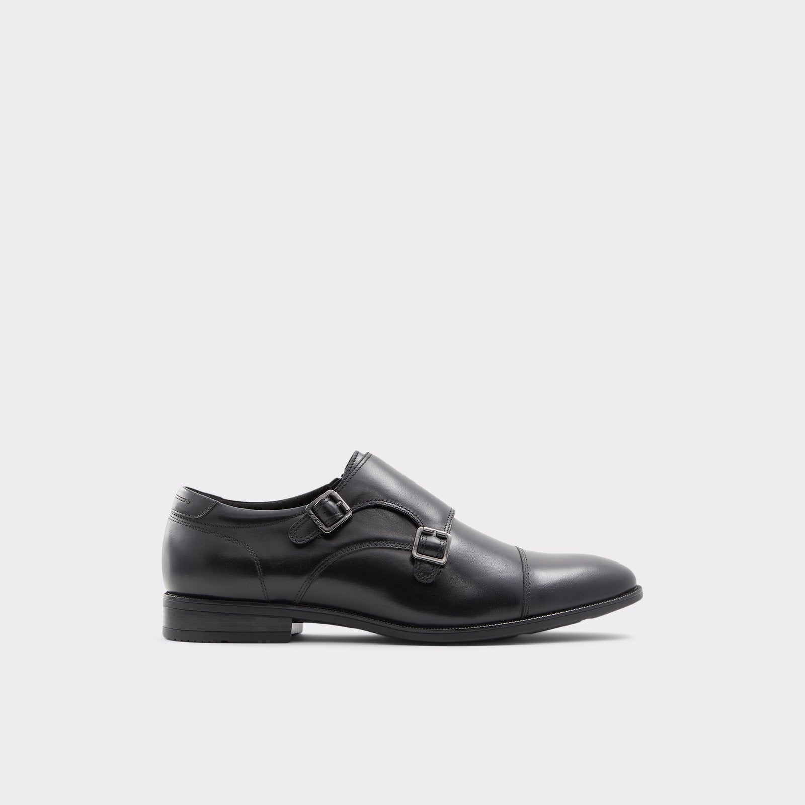 Aldo Men’s Monkstrap Shoes Holtlanflex (Black)