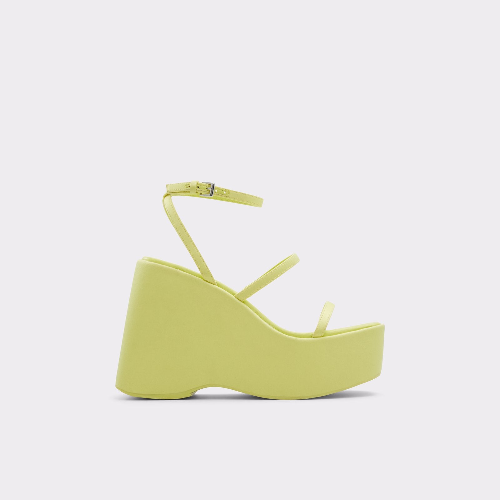 Aldo Women’s Platform Strappy Sandals Kasie (Medium Yellow)