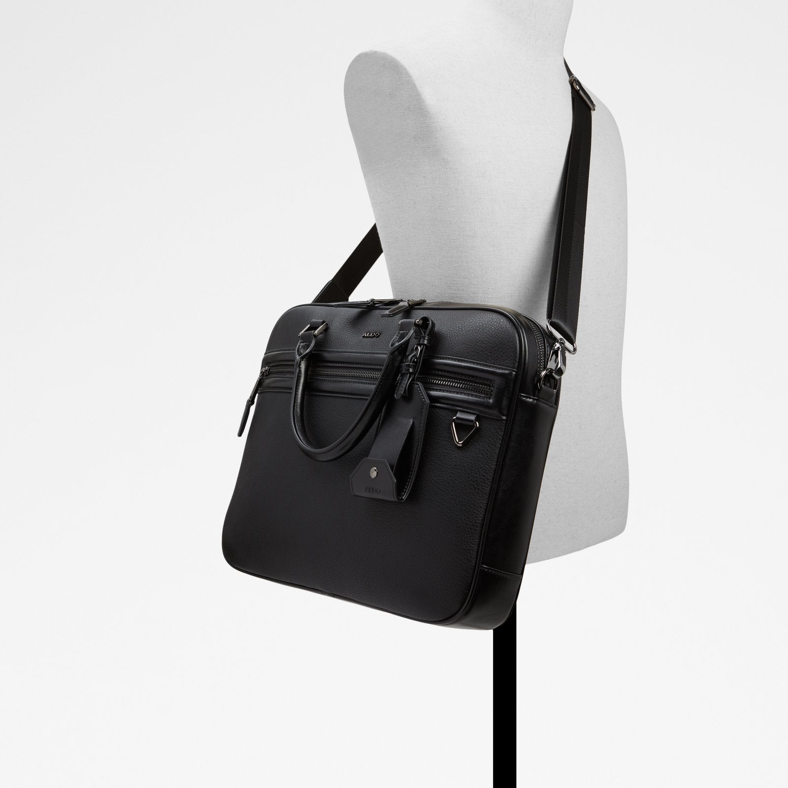 Aldo Men's Laptop Bag Kaup (Black) – ALDO Shoes UK
