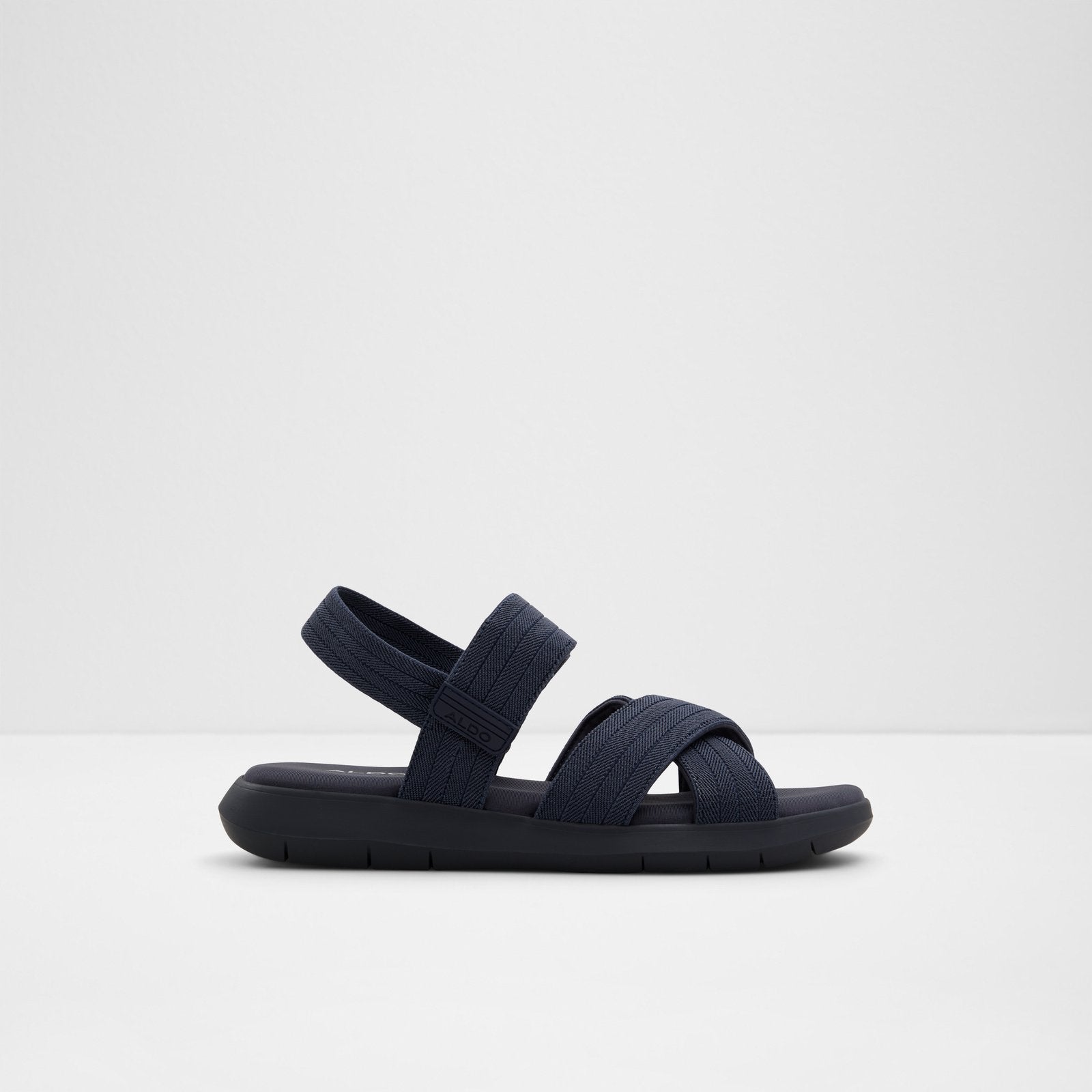 Aldo Men’s Pillow Walk Comfortable Flat Sandals Kev (Navy)