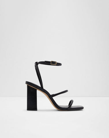 SHIEKH Electric Strappy High Heels ELECTRIC-BLK - Shiekh