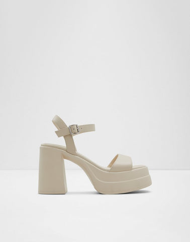 Crystal Ankle Strap Heel Bridal Block Shoes | Bella Belle
