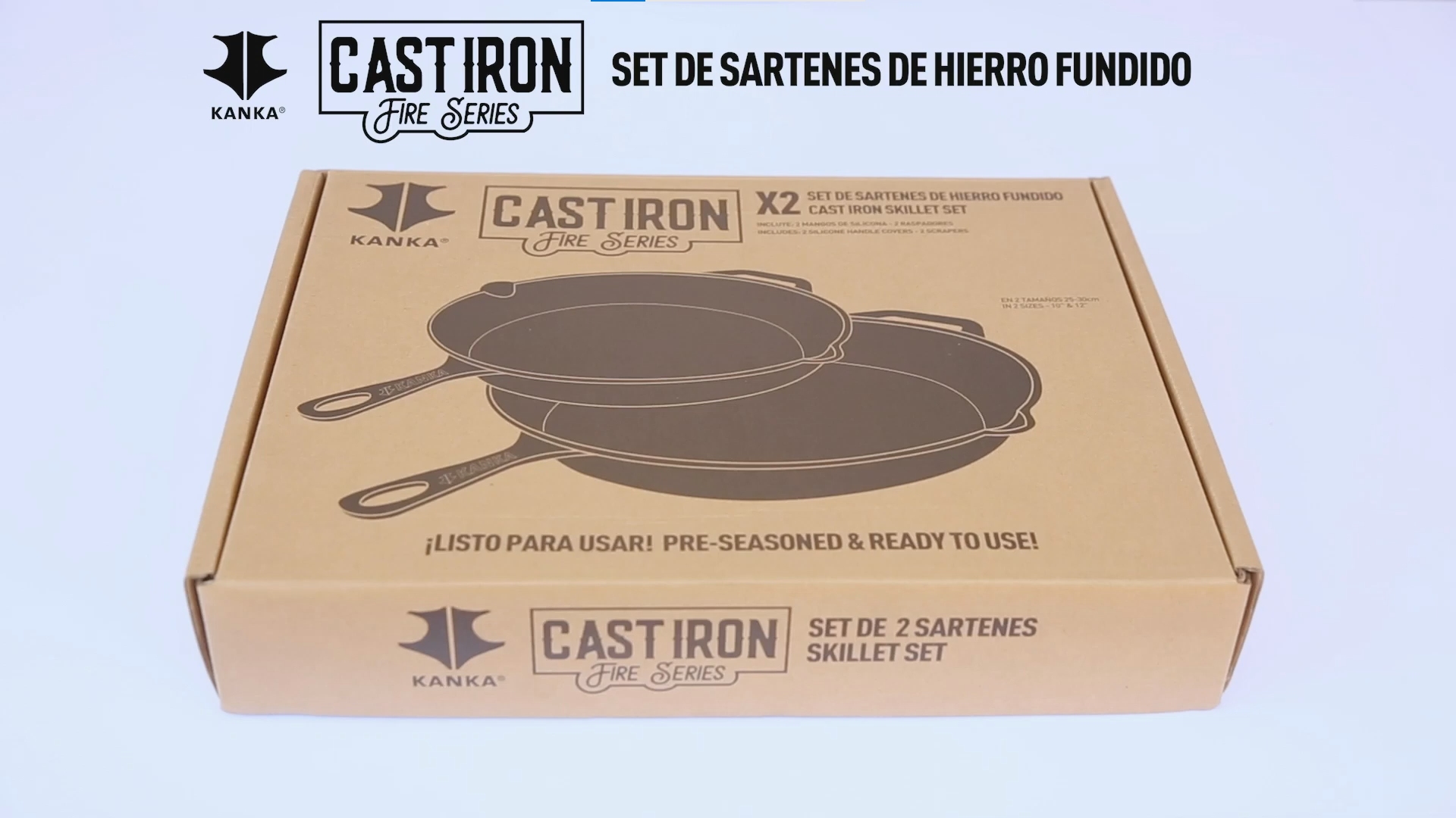 SET DE SARTENES CAST IRON –