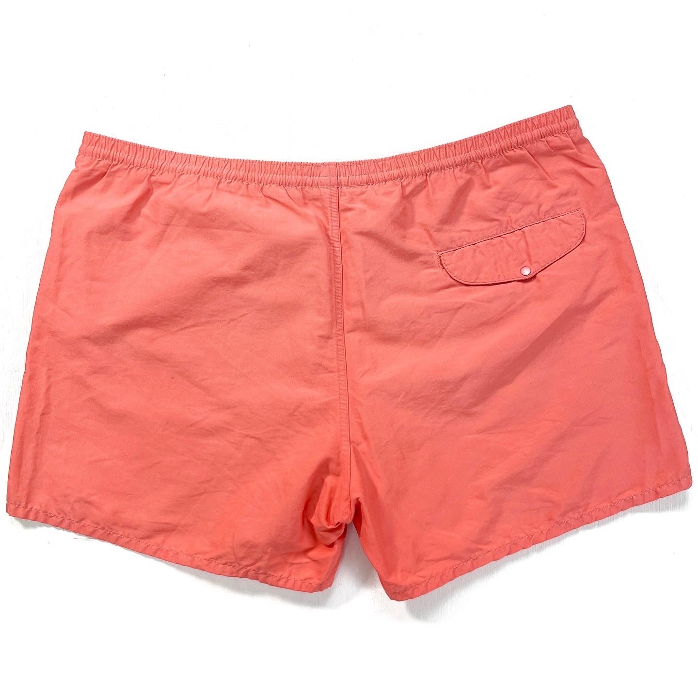 1990 Patagonia Mens 3” Baggies Shorts, Pink (XL/XXL)