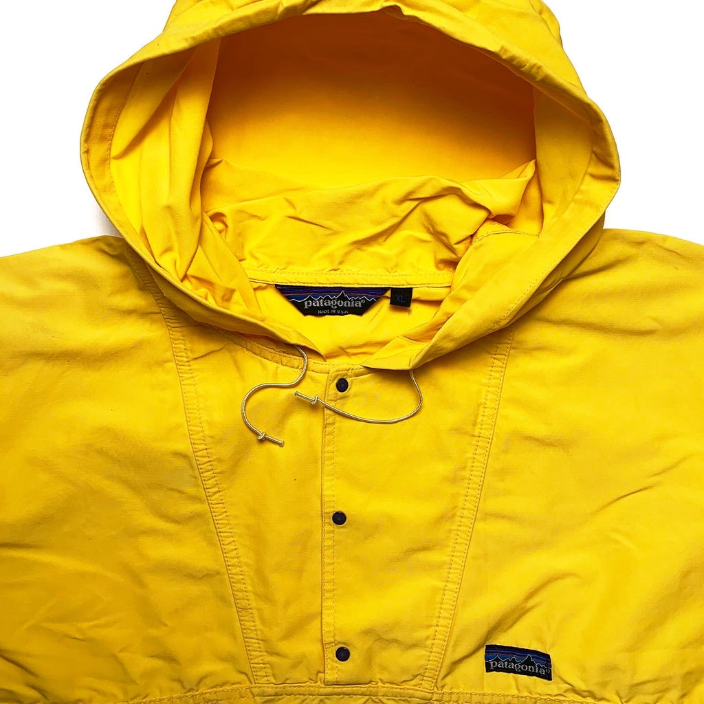 1985 Patagonia Baggies Pullover, Yellow (XL) – Old School Outdoor