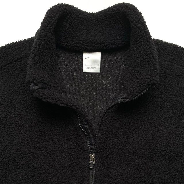 2000s Nike ACG Sherpa Full-Zip Jacket, Black (M) – Old School Outdoor