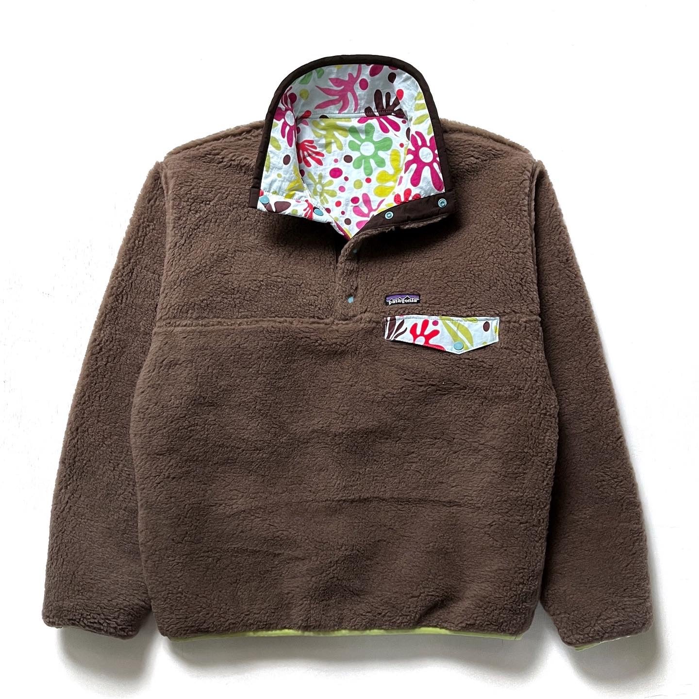 2008 Patagonia Reversible Snap-T Special, Flower Print (M/L) – Old