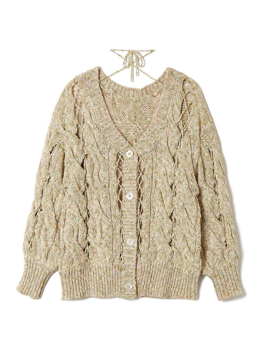 EMIN CABLE KNIT / LIME