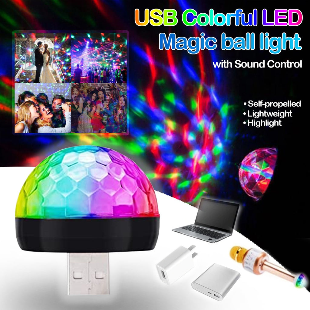 led small magic ball 4w