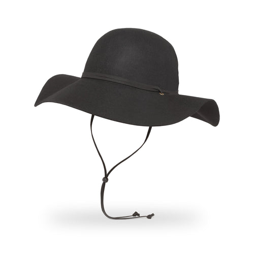 Wide Brim Wool Felt Hats - Women's