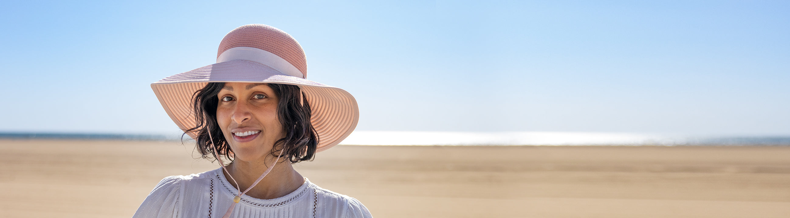 Women's Beach Straw Hat Sun Hats for Women Summer Cap with Bow Packable  Beach Sun Hat Straw Bucket Hat