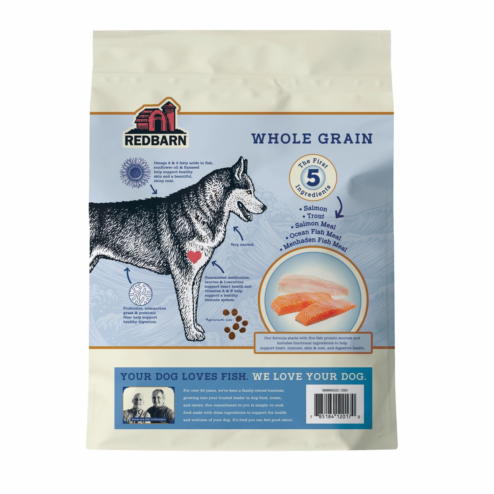 Redbarn Whole Grains Ocean Recipe, Dry Dog food – Anaheim Feed & Pet Supply