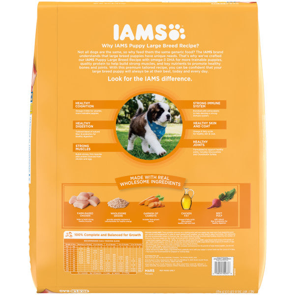 what are the ingredients in iams puppy food