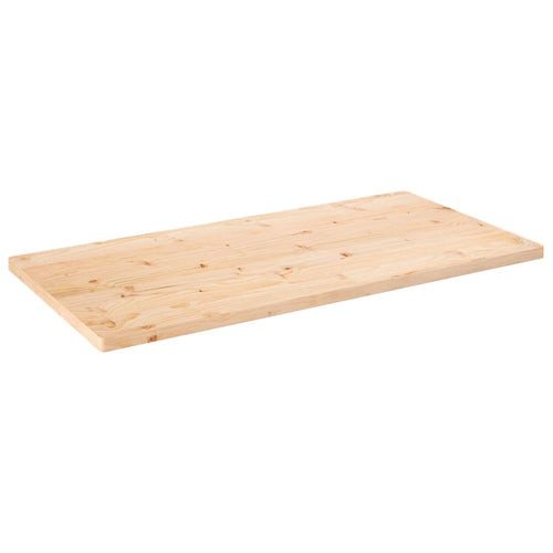 Blat de masă, 100x60x2,5 cm, lemn masiv de pin, dreptunghiular